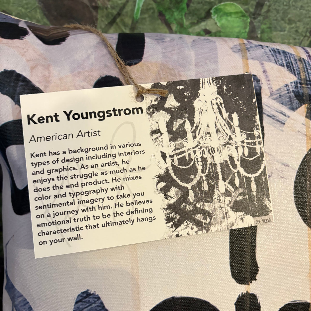 Graffitied Love Canvas Pillow - Style 2