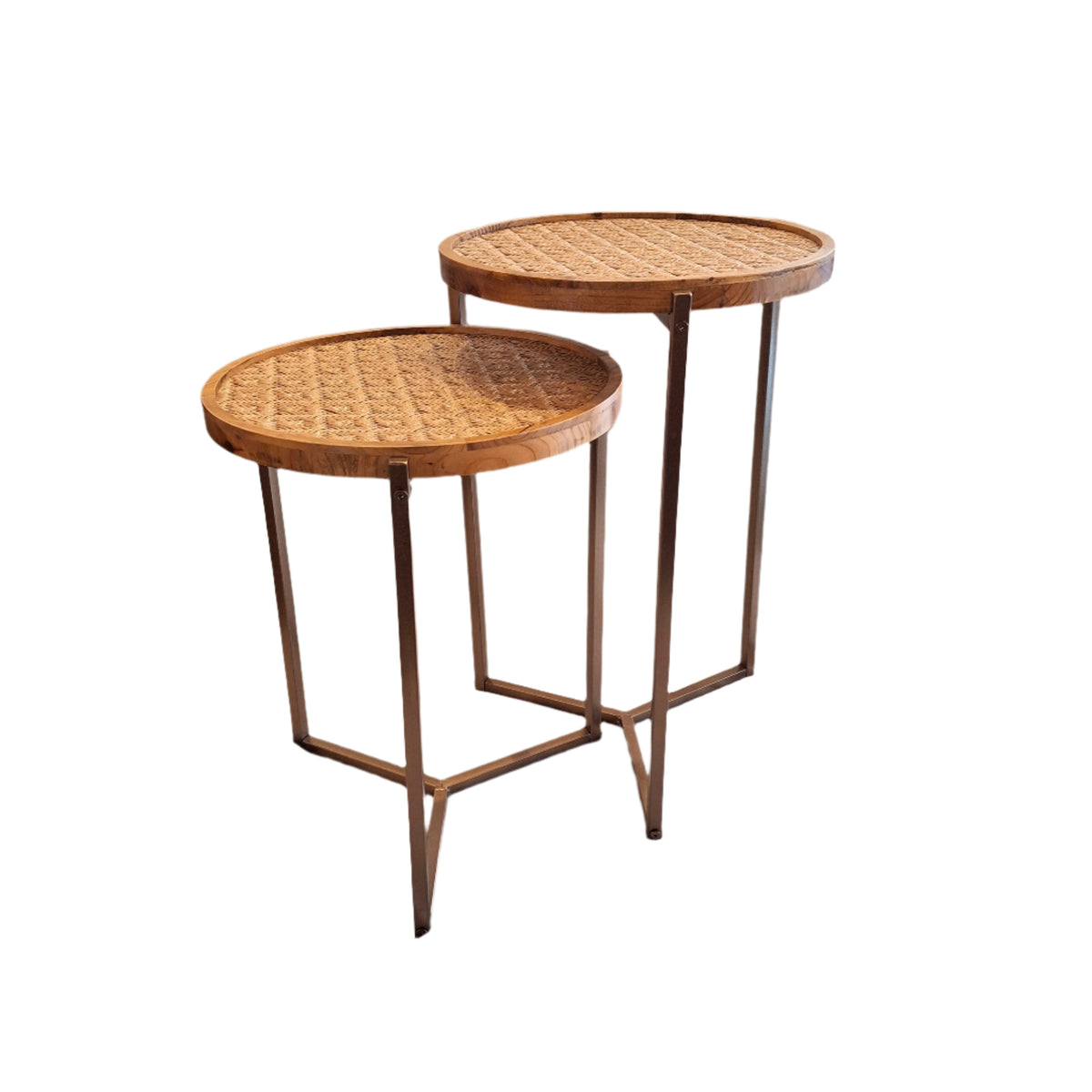 Nesting Round Top Table (Set of 2)