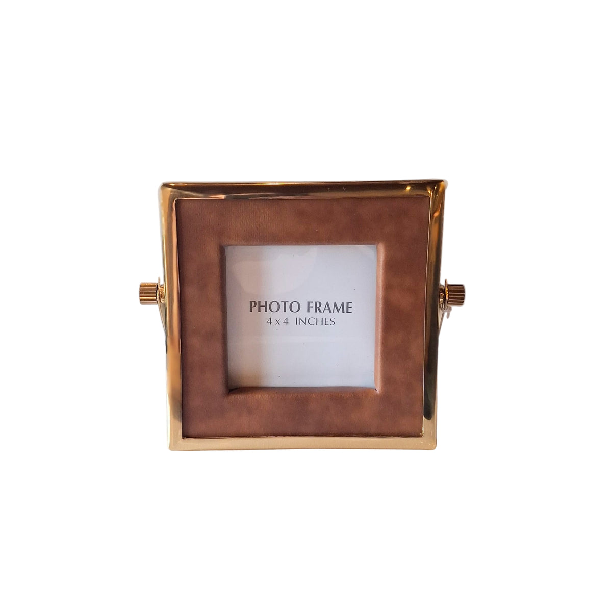 Leather & Gold Frame