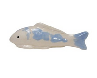 Hand Painted Stoneware Floating Fish
