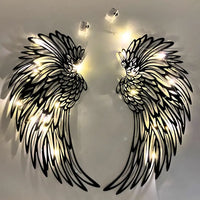 LED Angel Wing Wall Art S/2