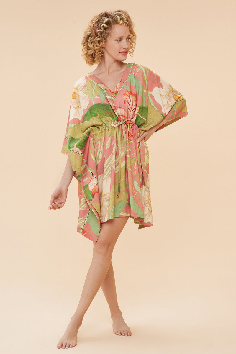 Powder Design Delicate Tropical Beach Cover Up - Candy