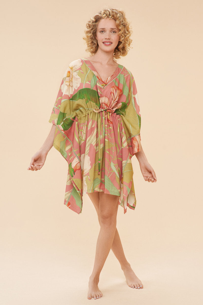 Powder Design Delicate Tropical Beach Cover Up - Candy