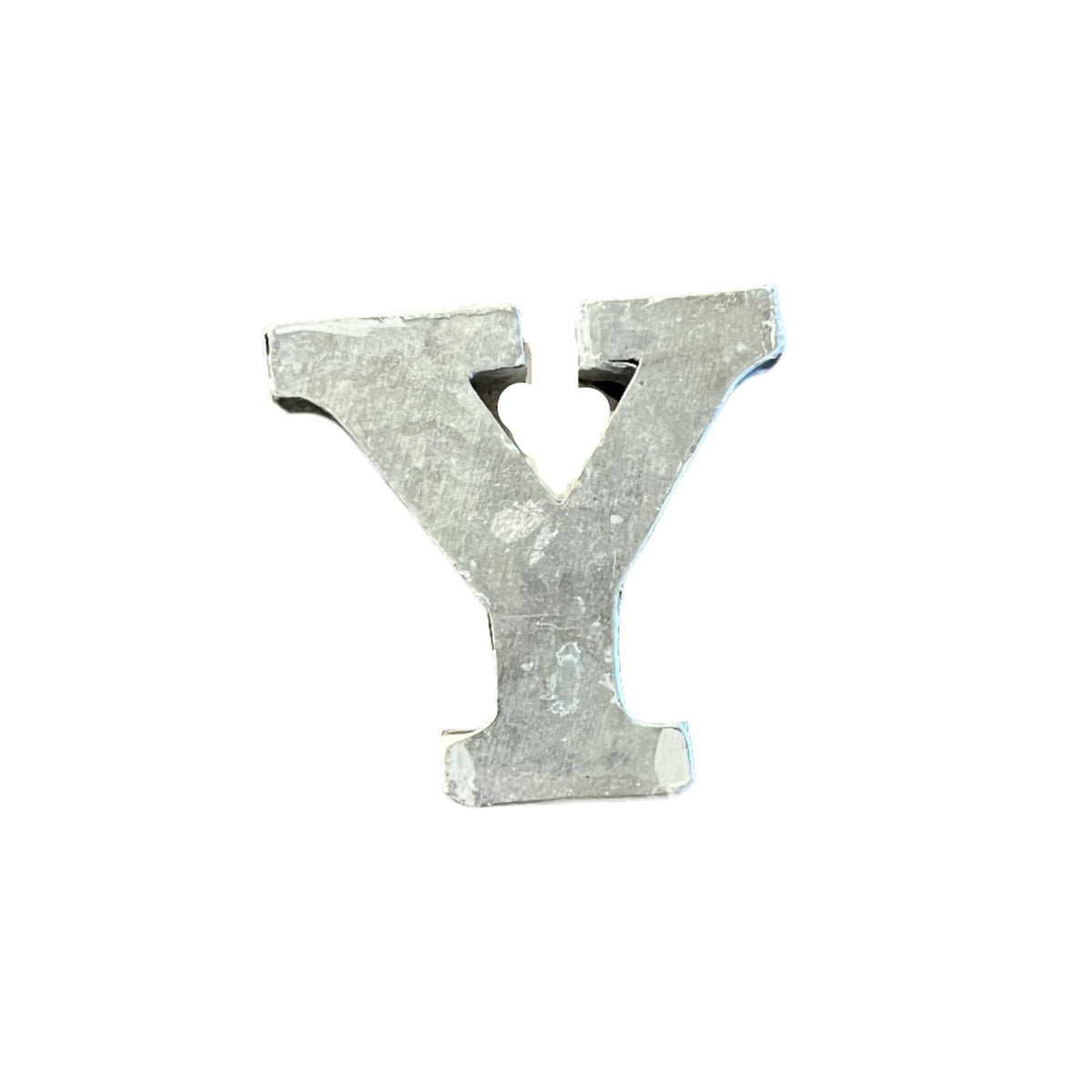 Small Zinc Letter - Y