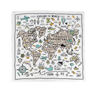 Organic Muslin Wrap - World Explorer