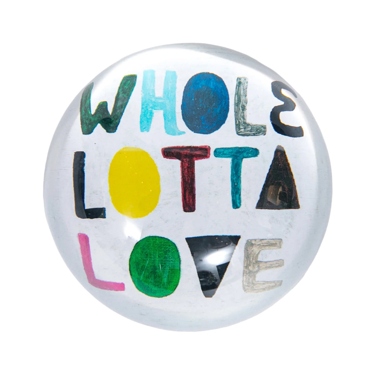 Sugarboo & Co Whole Lotta Love Glass Paperweight