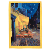 Modgy Cotton Tea Towel - Van Gogh Café Terrace At Night