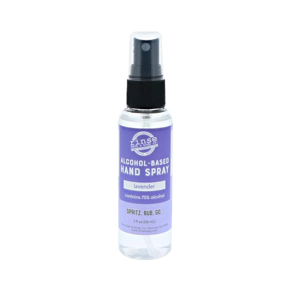 Rinse Bath & Body Alcohol Based Hand Spray - Lavender
