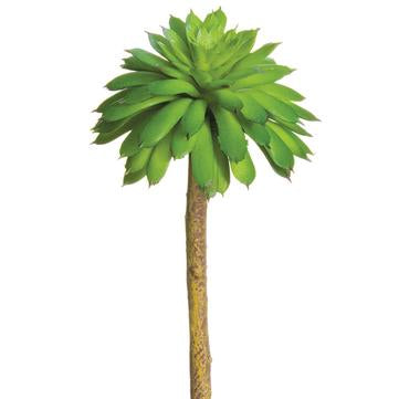 faux echeveria succulent Mini Echeveria Pick, 5"- Green/Purple