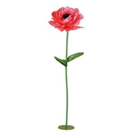 Paper Flower on Metal Stand - 53"