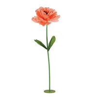 Paper Flower on Metal Stand - 53"