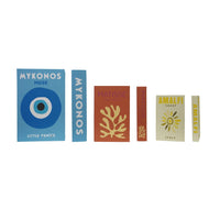 MDF & Canvas Book Storage Box - Set of 3