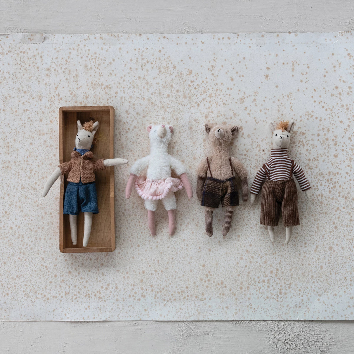 Llama in Clothes Plushie - 7 1/2"