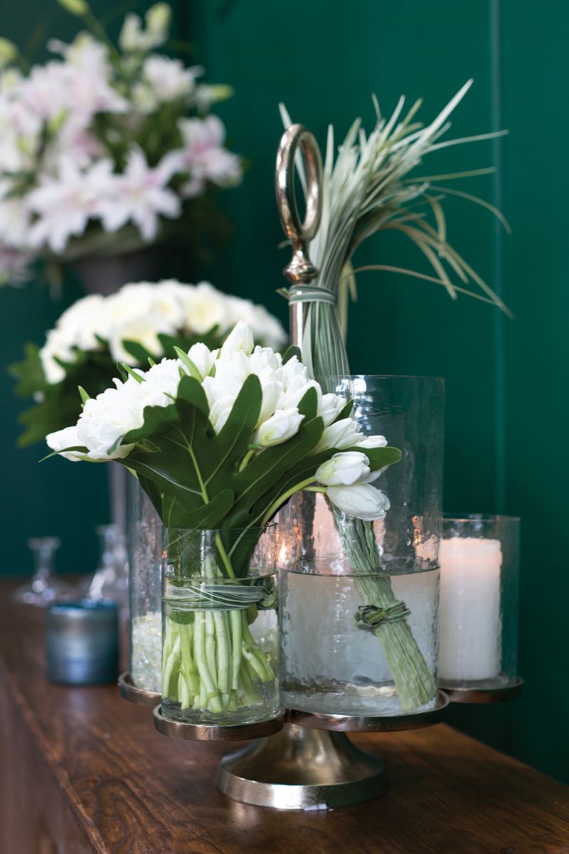 Brass & Glass Ethereal Candleholder