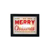 Merry Christmas Lighted Sign