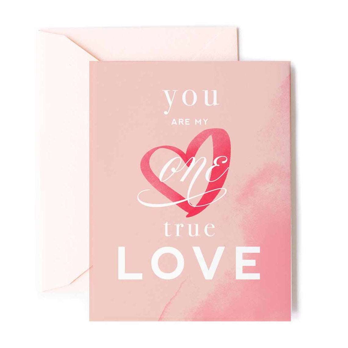 One True Love Kitty Meow Greeting Card