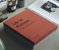 Printworks Orange Coffee Table Photo Album - Life in Pictures