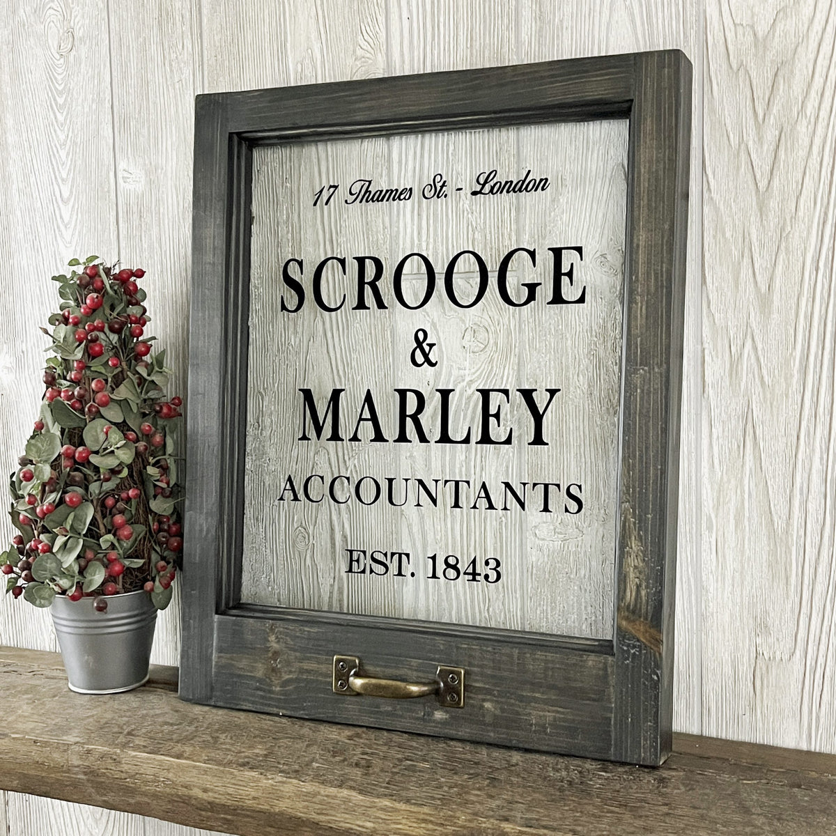 Scrooge & Marley Window