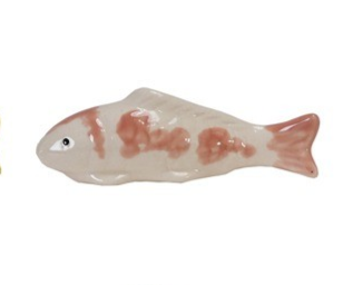 Hand Painted Stoneware Floating Fish