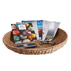 Round Seagrass Tray