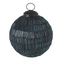 Teal Beaded Admiral Ornament