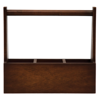 Wood Caddy with Three Sections