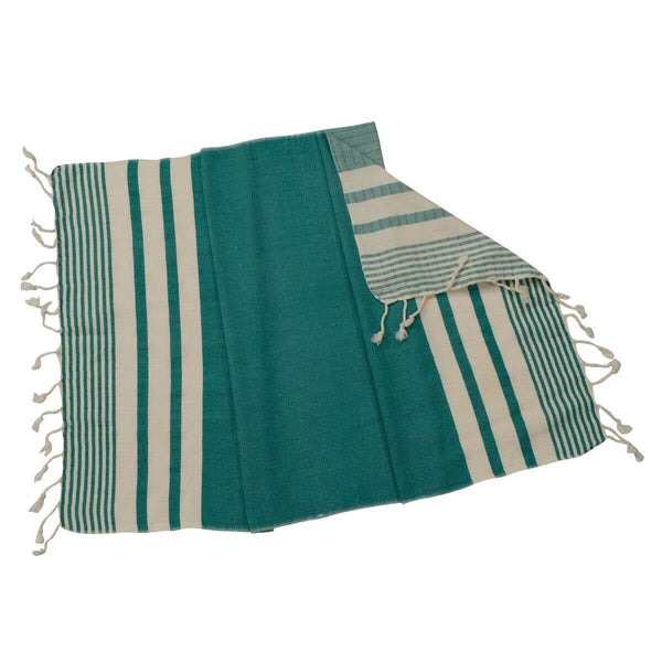 Multi-Striped Turkish Cotton Towel