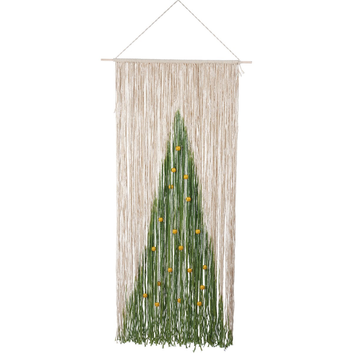 Beaded  Bohemian Macrame Tree Wall Hanging