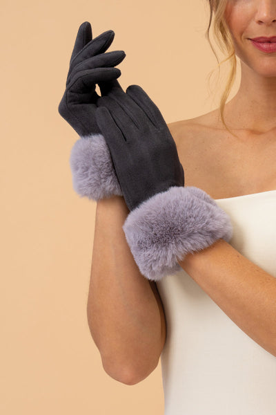 Powder Design Fur Cuffed Bettina Gloves