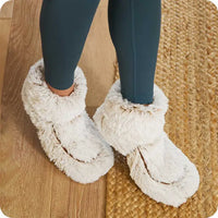Marshmallow Brown Warmies® Boots V2