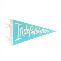 Handmade Wool Independence Pennant