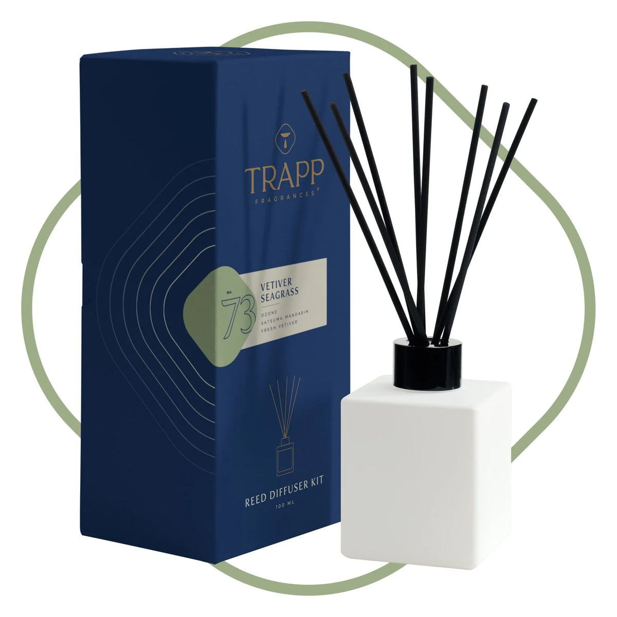 Trapp - Vetiver Seagrass #73 Diffuser Kit