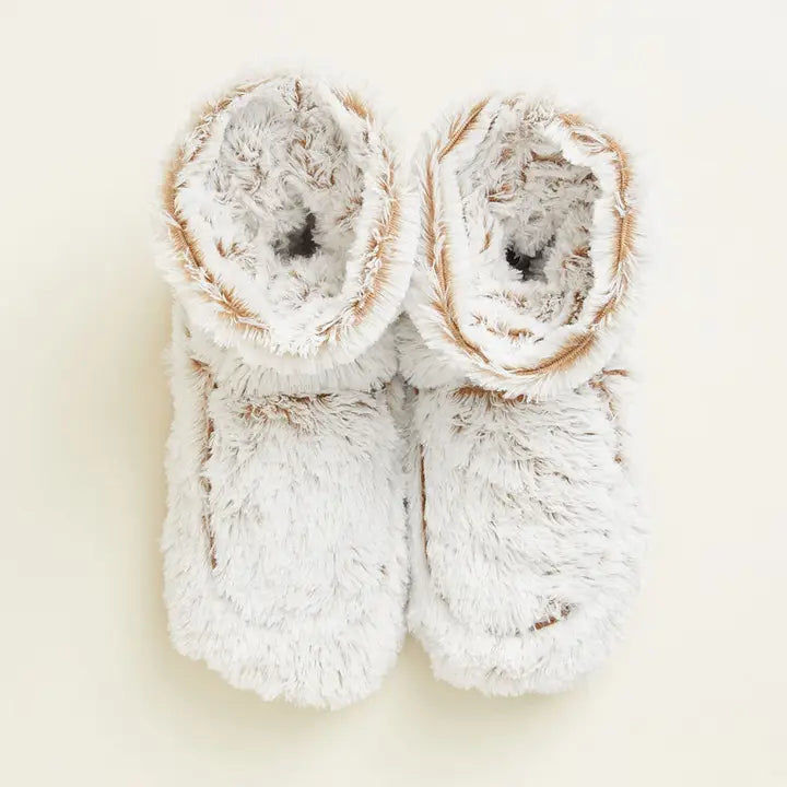 Marshmallow Brown Warmies® Boots V2