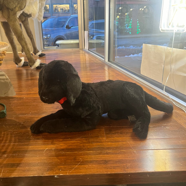 Stuffed Best Friend Black Lab Dog