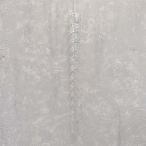 Glittered Acrylic Spiral Ornament- 36"