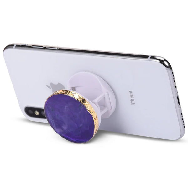 Ellie Rose Phone Grip - Purple Agate