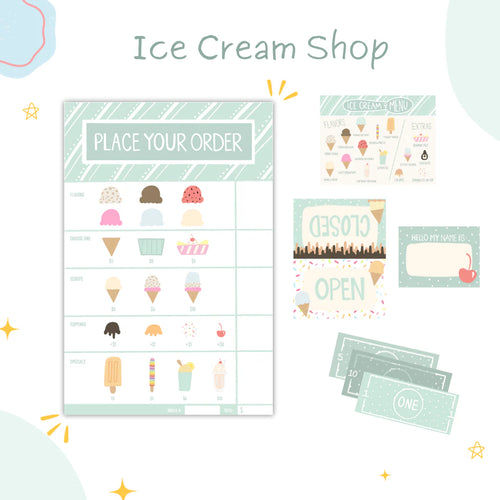 Swingly Ice Cream Play Shop Activity Set