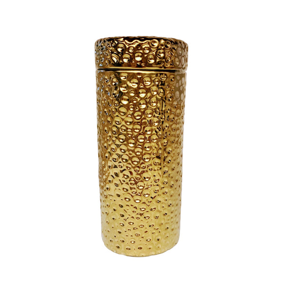 Gold Moonscape Canister