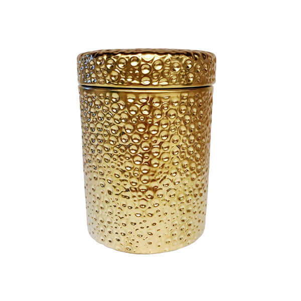 Gold Moonscape Canister