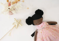 Halle Ballerina Doll (Darker Brown & Ebony) | Alimrose