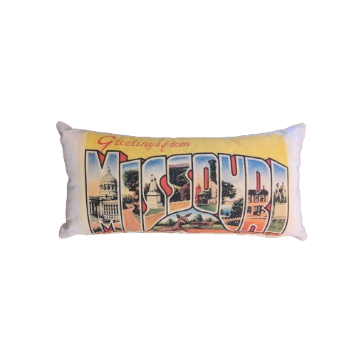 Missouri Greetings  Lumbar Pillow