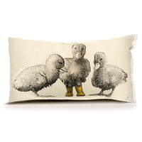 Eric & Christopher 3 Ducks Lumbar Throw Pillow