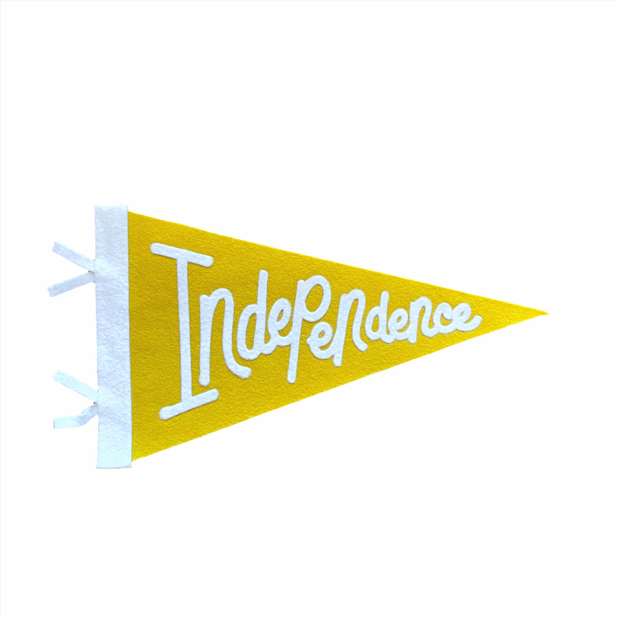 Handmade Wool Independence Pennant