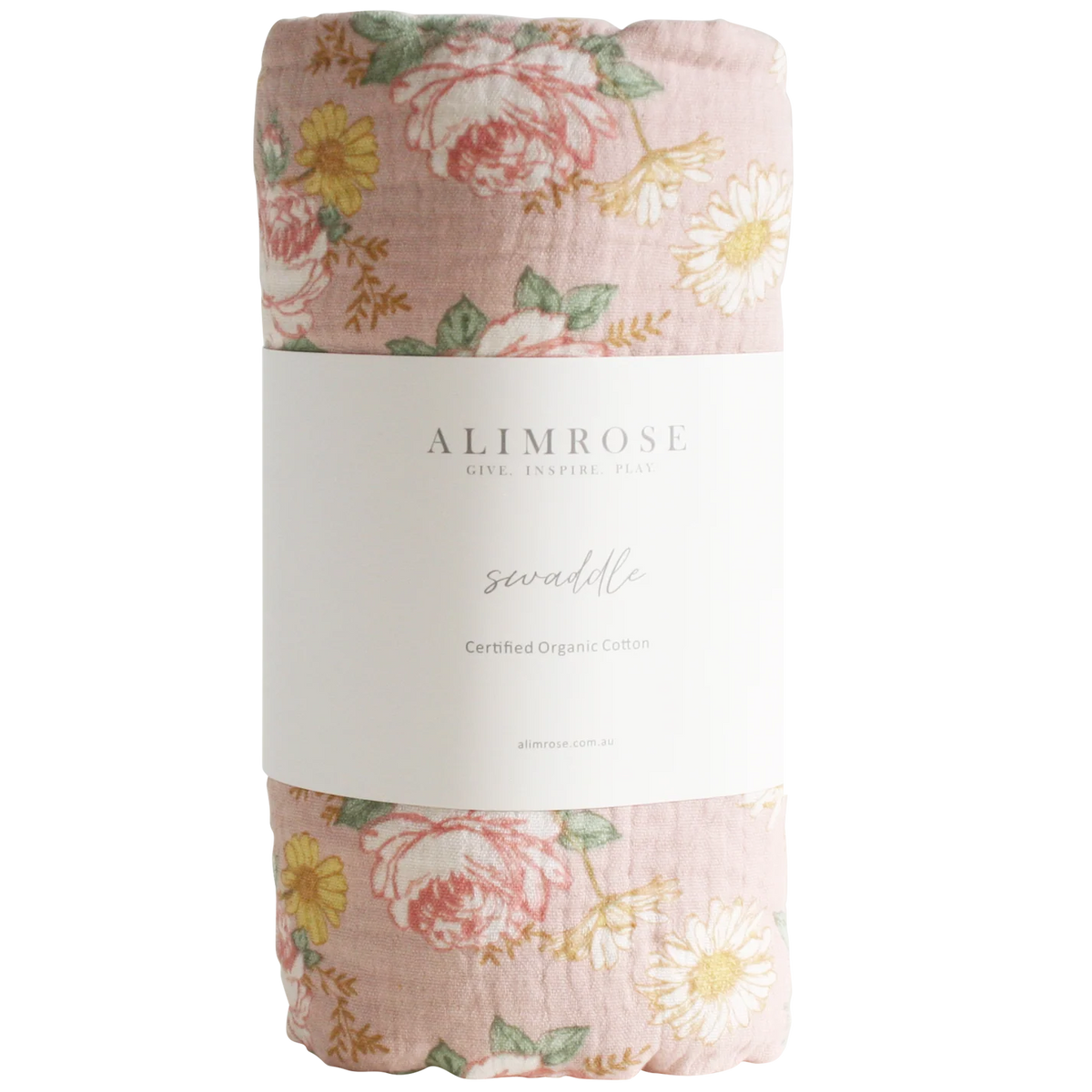 Muslin Swaddle - English Garden | Alimrose