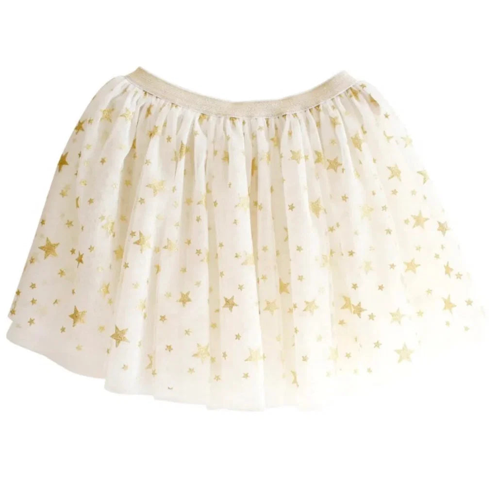 Ivory Gold Star Dress Up Tutu | Alimrose