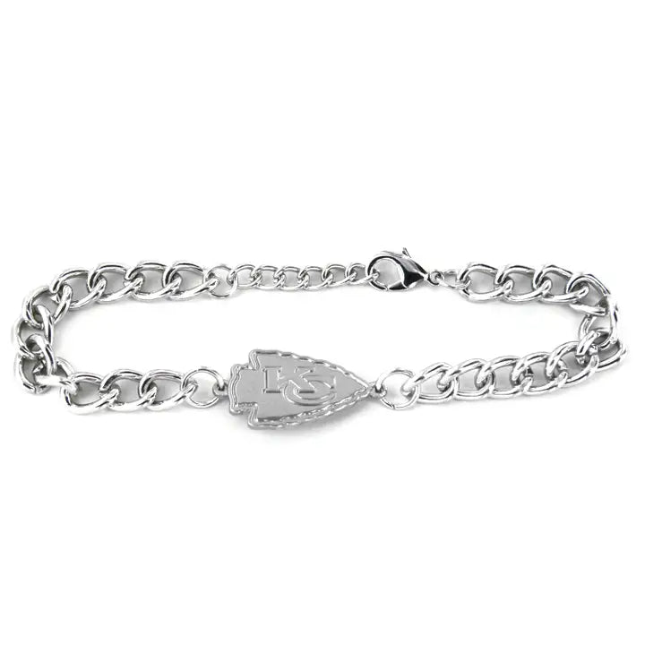 Kansas City Chiefs Chain Link Bracelet