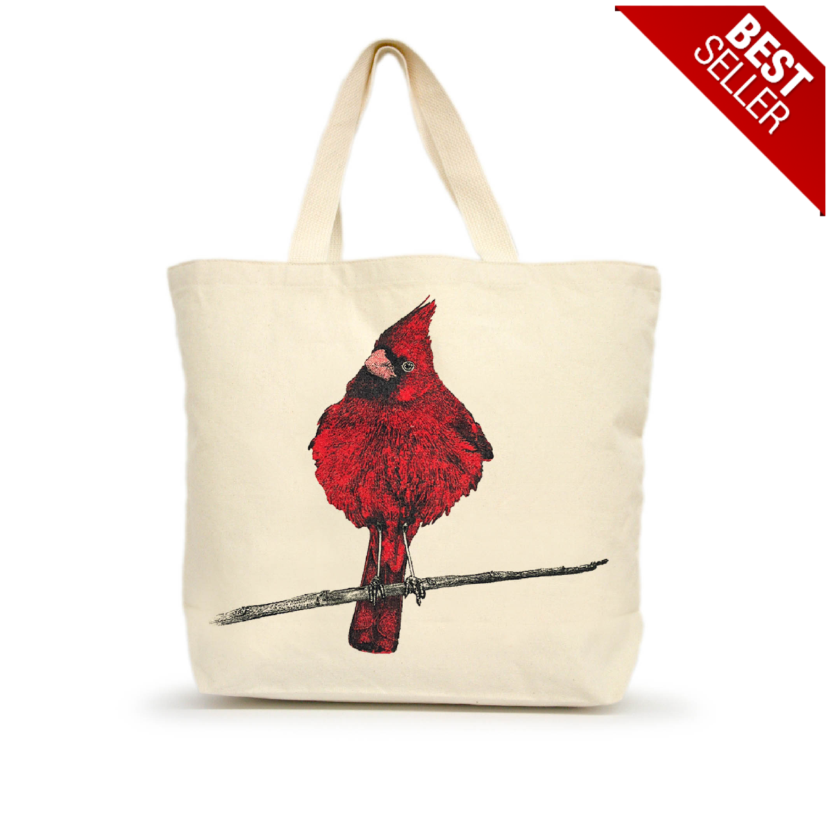 Eric & Christopher Cardinal Canvas Tote Bag