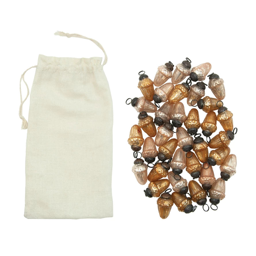 Bag of Acorn Ornaments