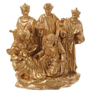 Gold Table Top Nativity Set