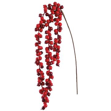 Red Berry Hanging Spray- 37"